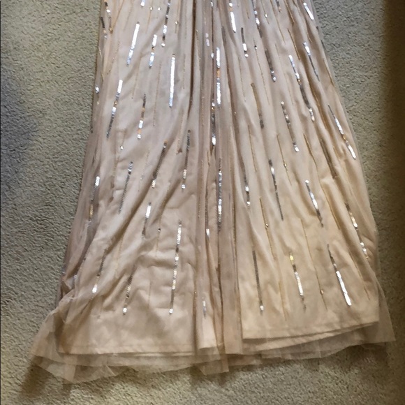 Aidan Mattix champagne sequin dress - Picture 8 of 10